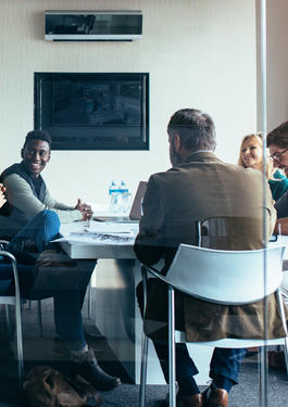 People in meeting room